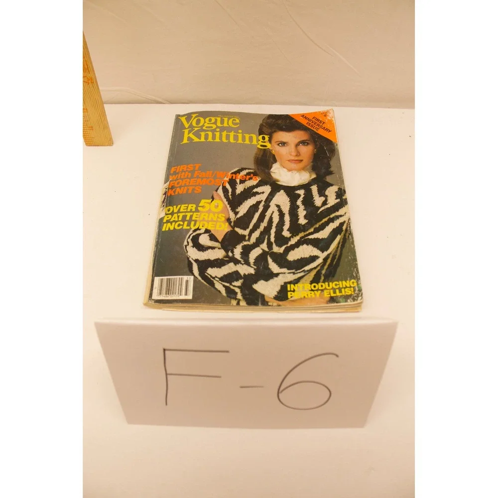 Vogue Knitting Fall Winter 1983 First Anniversary Issue Perry Ellis Patterns